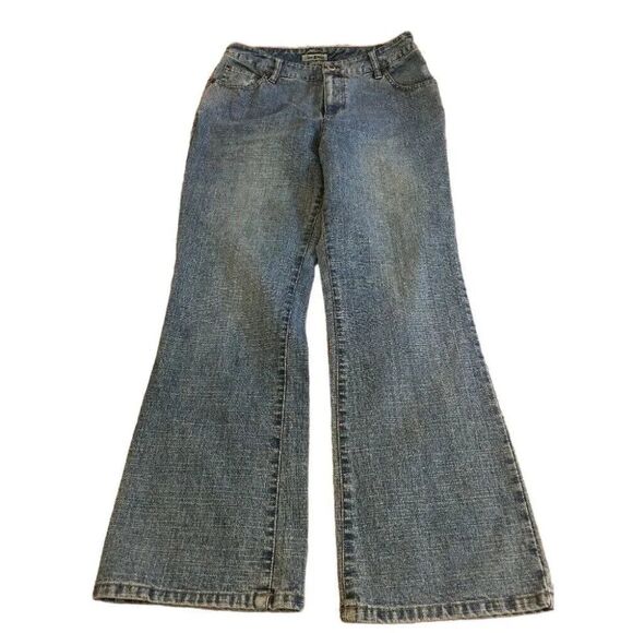 Vintage Y2K Duck Head Jeans Women‎ 6 Blue Bootcut Minimalist Classic Streetwear - Picture 1 of 9